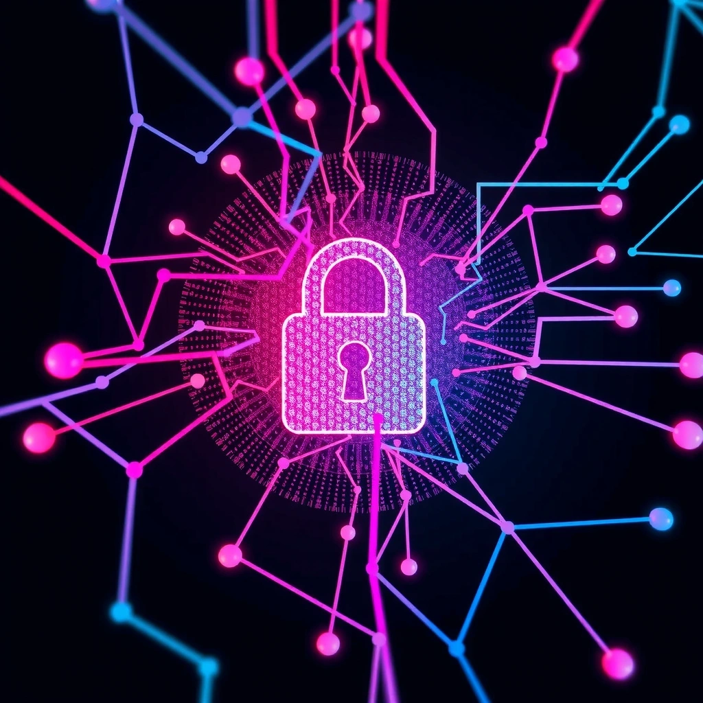 Abstract visualization of data privacy protection